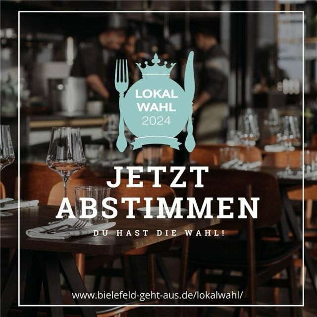 ✨Lokalwahl 2024 - Wer sind unsere Besten?✨

Wer sichert sich in diesem Jahr die Krone 👑 der Gastronomie? Wo schmeckt’s besonders gut, wo gibt’s das leckerste Bier, den besten Kaffee, die coolsten Partys? 🥳 

Jetzt abstimmen! Link in der Bio